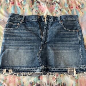 Madewell Denim mini Skirt